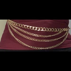 Dangle chain belt